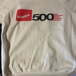 Vintage Hanes 500. Her Way Cream Sweatshirt
